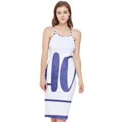 Ho Ho Ho! Christmas Minimalist Bodycon Cross Back Summer Dress