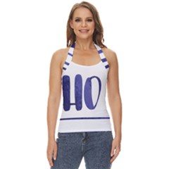 Ho Ho Ho! Christmas Minimalist Basic Halter Top