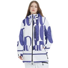 Ho Ho Ho! Christmas Minimalist Women s Multi Pockets Zip Ski And Snowboard Waterproof Breathable Jacket