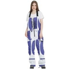 Ho Ho Ho! Christmas Minimalist Women s Front Zip Ski And Snowboard Bib Pants