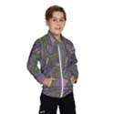 Vibrant Collage Vibes Print Kids  Windbreaker View1