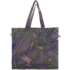 Vibrant Collage Vibes Print Canvas Travel Bag by dflcprintsclothing