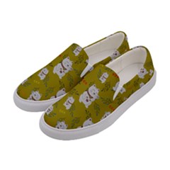 Super Lucky Cat Women s Canvas Slip Ons