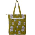 Super Lucky Cat Double Zip Up Tote Bag View2