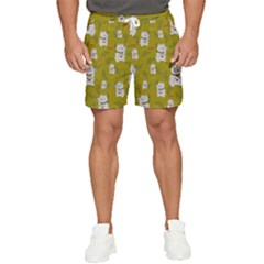 Super Lucky Cat Men s Runner Shorts by GeekLover