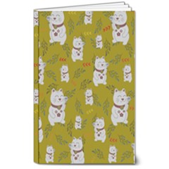 Super Lucky Cat 8  X 10  Softcover Notebook