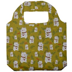 Super Lucky Cat Scaled Foldable Grocery Recycle Bag