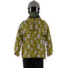 Super Lucky Cat Scaled Men s Ski And Snowboard Waterproof Breathable Jacket by GeekLover