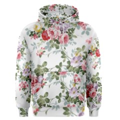 Floral Elements Peony Chinese Rose Men s Core Hoodie