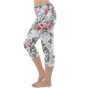 Floral Elements Peony Chinese Rose Capri Yoga Leggings View2