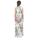 Floral Elements Peony Chinese Rose Empire Waist Maxi Dress View2