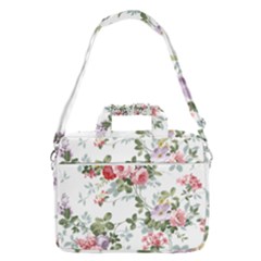 Floral Elements Peony Chinese Rose Macbook Pro 13  Shoulder Laptop Bag 