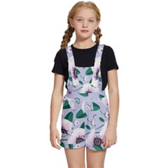 Flowers Petals Blossom Flora Kids  Short Overalls by Apenda