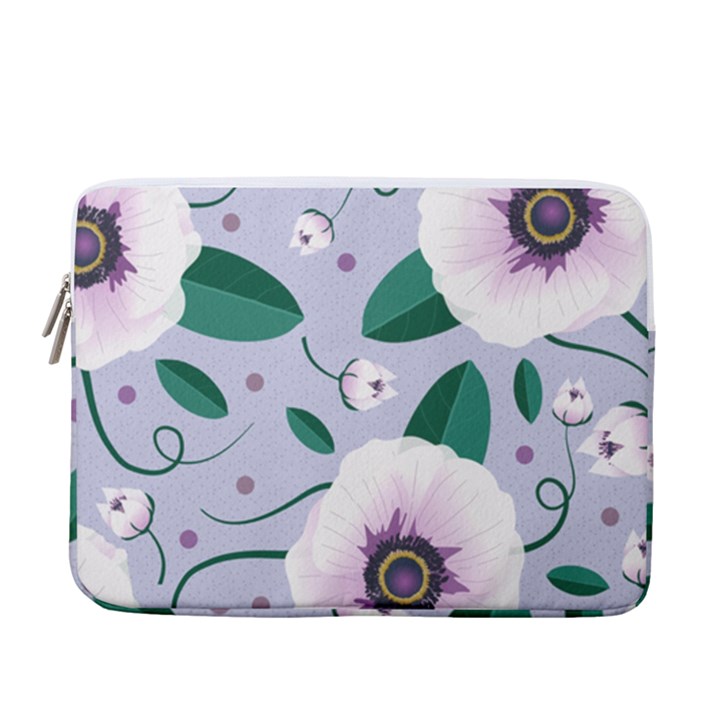 Flowers Petals Blossom Flora 13  Vertical Laptop Sleeve Case With Pocket