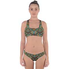 Day Of The Death Moth Cross Back Hipster Bikini Set