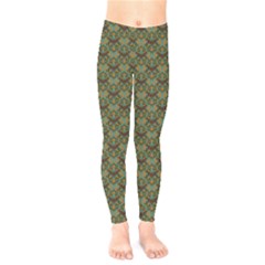 Day Of The Death Moth Scaled Kids  Leggings