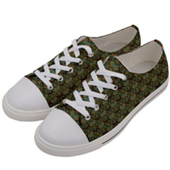 Day Of The Death Moth Scaled Women s Low Top Canvas Sneakers