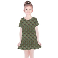 Day Of The Death Moth Scaled Kids  Simple Cotton Dress by GeekLover