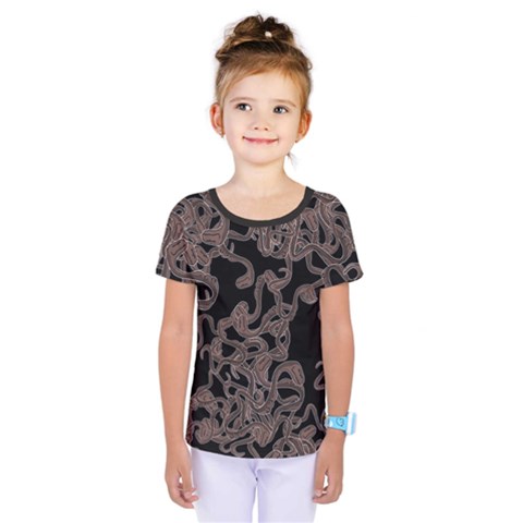 Venomous Elegance Kids  One Piece T-shirt by dflcprintsclothing