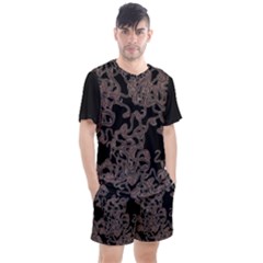 Venomous Elegance Men s Mesh T-shirt And Shorts Set