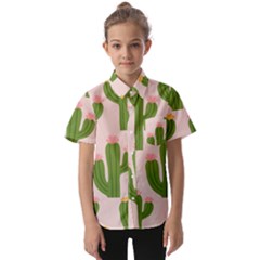 Cuctus  Kids  Short Sleeve Shirt by StyleHavenStore