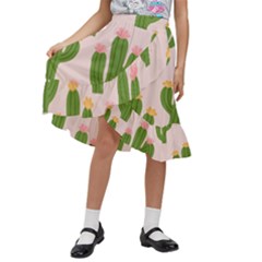 Cuctus  Kids  Ruffle Flared Wrap Midi Skirt by StyleHavenStore