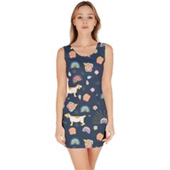 Dogs Bodycon Dress by StyleHavenStore