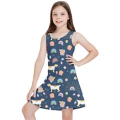 Dogs Kids  Lightweight Sleeveless Dress by StyleHavenStore