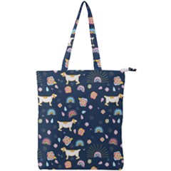 Dogs Double Zip Up Tote Bag by StyleHavenStore