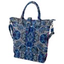 Blue Pour Blend  Buckle Top Tote Bag View1