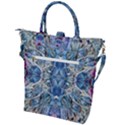 Blue Pour Blend  Buckle Top Tote Bag View2