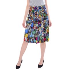 Trash To Treasure (ai) Midi Beach Skirt