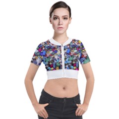 Trash To Treasure (ai) Short Sleeve Cropped Jacket