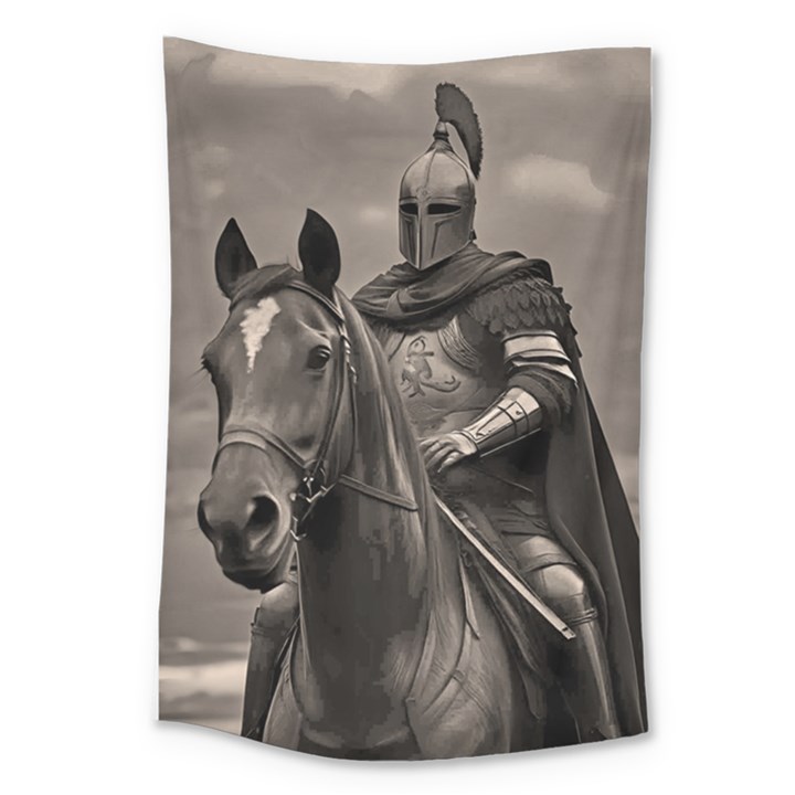 Knight on horseback Large Tapestry