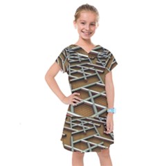 Expression Of Structure Kids  Drop Waist Dress by geonetique