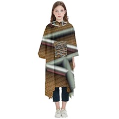 Expression Of Structure Kids  Hooded Rain Ponchos by geonetique