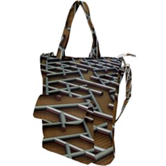 Expression Of Structure Shoulder Tote Bag by geonetique