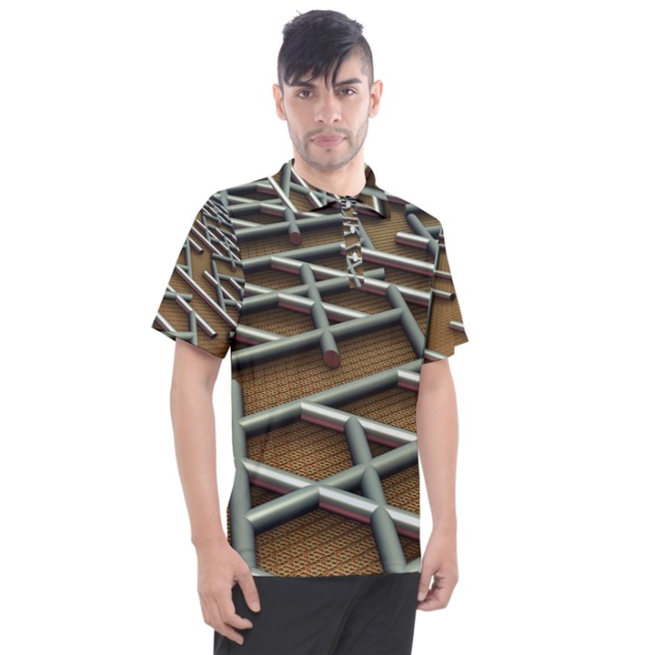 Expression Of Structure Men s Polo T-Shirt