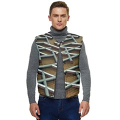 Expression Of Structure Men s Button Up Puffer Vest	