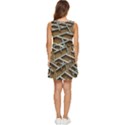 0118 F Expression Of Structure Large Tiered Sleeveless Mini Dress View4