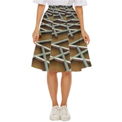 0118 F Expression Of Structure Large Classic Short Skirt