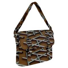 Expression Of Structure Buckle Messenger Bag by geonetique