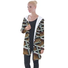 Expression Of Structure Longline Hooded Cardigan by geonetique