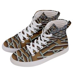 Expression Of Structure Men s Hi-top Skate Sneakers by geonetique