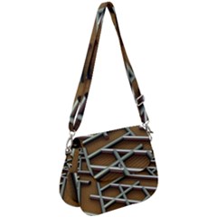 Expression Of Structure Saddle Handbag