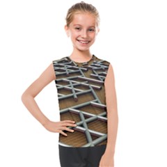 Expression Of Structure Kids  Mesh Tank Top by geonetique