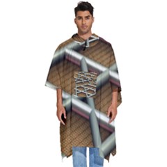 Expression Of Structure Men s Hooded Rain Ponchos by geonetique