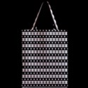 Black And White Circles Pattern Zipper Classic Tote Bag View2