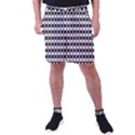 Black And White Circles Pattern Men s Pocket Shorts View1