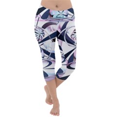 Vanilla Dream Lightweight Velour Capri Yoga Leggings